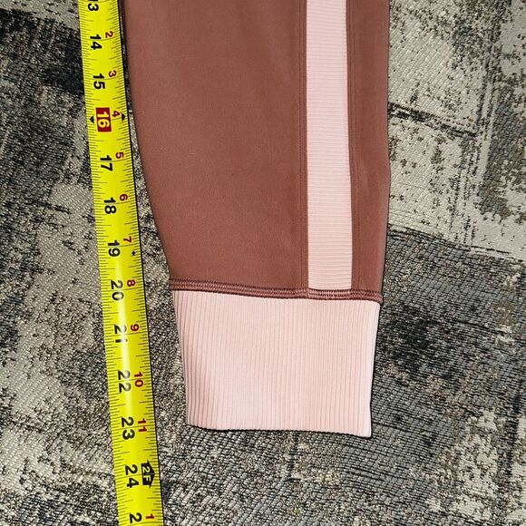 NWT Athleta 1X Palermo Pink Elation Rib Trim 7/8 Tight Leggings $89 - Picture 9 of 15